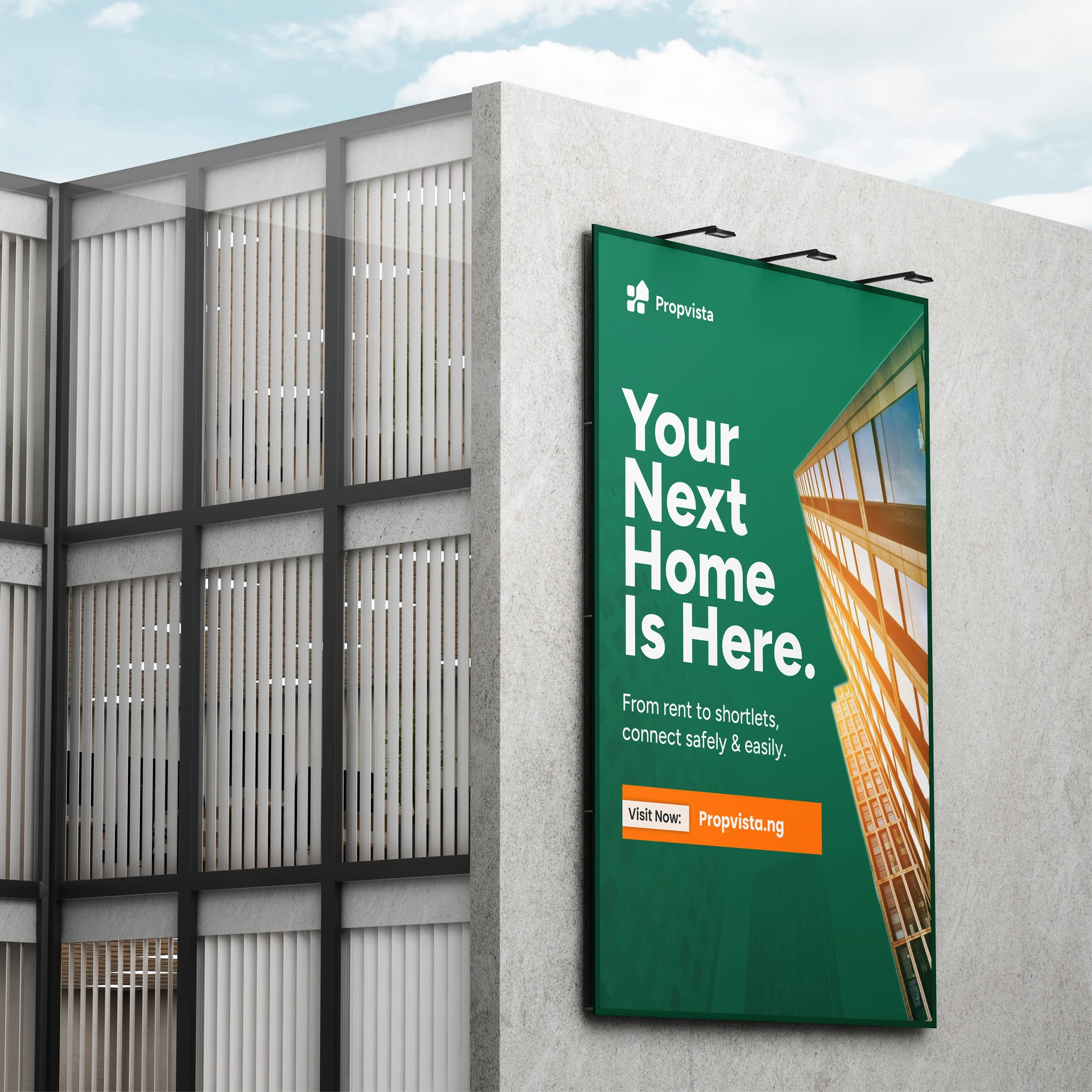 PropVista — outdoor advertising mockup